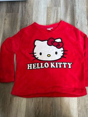 Hello Kitty Red fleece sweater